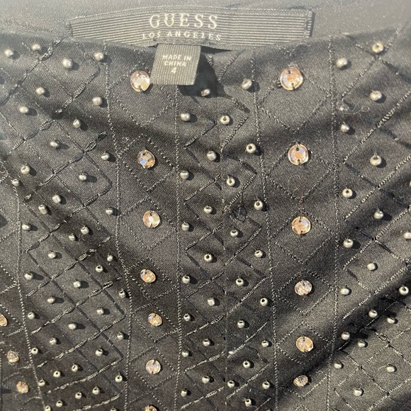 Guess Embellished Club Short 
Style # W52D10W5W90 - Picture 3 of 7